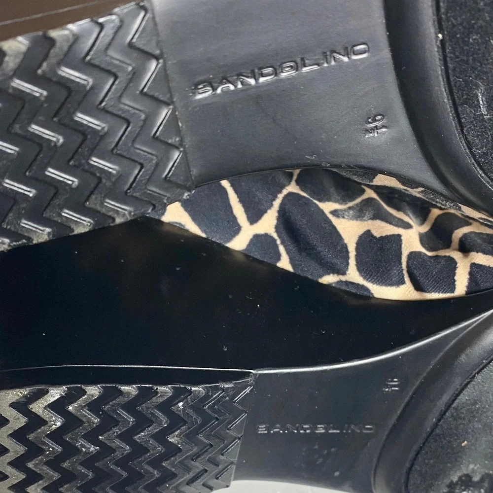 Bandolino Black and Cream Patterned Flats - Picture 6 of 7